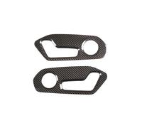 Composants automobiles Pour Lamborghini Urus 2018-21 Véritable Fibre Carbone Autocollants Décoration Commutateur Panneau Boutons Réglage De Siège Accessoire De Voiture(Black)