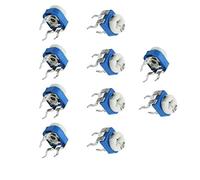 Composants consommateurs d'énergie 10 pièces DVD interrupteurs muraux VCD 50K Ohm potentiomètre de réglage gradateur réglable résistance WH06-2