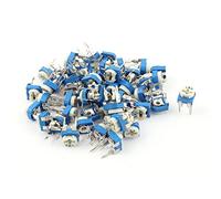 Composants consommateurs d'énergie 10K ohm Résistances Variables Préréglé Résistance Variable Potentiomètre Potentiomètre Potentiomètres Bleu 50Pcs