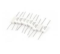 Composants consommateurs d'énergie 10pcs 5W Résistances Fixes Watt 0.05 Ohm Résistance 10% Tolérance Résistances Ciment Résistance