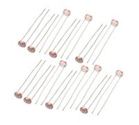 Composants consommateurs d'énergie 15 pièces 5517 résistances fixes photorésistance LDR CDS 5mm résistances dépendantes de la lumière capteur de résistance