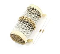 Composants consommateurs d'énergie 150 pièces résistances fixes 1/4W 0 Ohm axia-l résistances à Film de carbone de Type leader résistances fixes