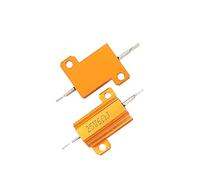 Composants consommateurs d'énergie 2 pcs/lot 25 W boîtier en aluminium de coque en métal de puissance résistance bobinée 0.01R-10 K Ohm résistance de charge de voiture (Size : 3.3K)