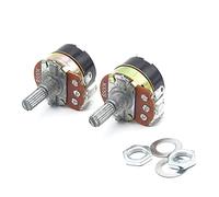 Composants consommateurs d'énergie 2 pièces WH138-1 régulateur de vitesse à résistance réglable avec potentiomètre de commutation B5K B10K B20K B22K B50K B100K B250K B500K (Size : 10K Ohm)