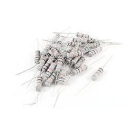 Composants consommateurs d'énergie 30 pièces 1/2W 0.5W Watt 10K Ohm 5% Tolérance axia-l Résistances à couche de carbone
