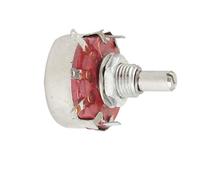 Composants consommateurs d'énergie 470K ohm Résistances variables 2W Watt 6mm Arbre rond Potentiomètres de carbone coniques rotatifs Potentiomètre WTH118
