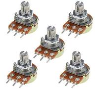 Composants consommateurs d'énergie 50 pièces WH148 15mm potentiomètres linéaires 100K-1M Ohm résistances variables arbre 3 broches commutateurs coniques rotatifs à Film de carbone à tour (Size : 2K O