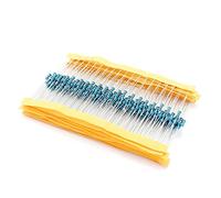 Composants consommateurs d'énergie 500 pièces/lot 50 valeurs 1/4W résistances ensemble Kit d'assortiment de résistances à Film métallique résistance 1ohm-10M Ohm