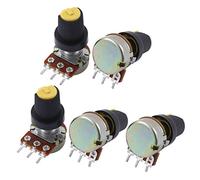 Composants consommateurs d'énergie B1K 1K Résistances Variables Ohm 3 Bornes Audio Rotatif Type B Potentiomètre Potentiomètres Pot 5 Pcs