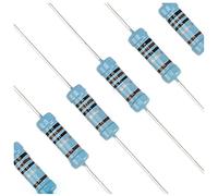 Composants consommateurs d'énergie Résistances 2W 1% 20pcs Résistance à Film Métallique, for Réparation de Systèmes Électroniques, Réparation de Voitures, Composants Audio (Color : 2w, Size : 0.47 O