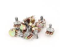 Composants consommateurs d'énergie WH118-1M 1K résistances variables Ohm 3 broches arbre moleté potentiomètre rotatif potentiomètres B1K 10 pièces