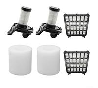 Composants de filtre de rechange pour Shark HV390 HV391 HV392 pour DuoClean pour système de filtration triple pour aspirateur à cordon flexible ultra léger