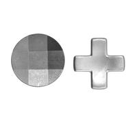 Composants de manette de jeu ABS bouton rond croix jolie clé ronde capuchon tissu bouton accessoires de jeu contrôleur ABS bouton rond croix sensibilité accessoires manette de jeu