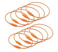 Composants de porte-clés en métal émaillé vif, pièces de bricolage pour la fabrication de porte-clés personnalisés et cadeaux uniques Porte-clés coloré, taille unique, comme décrit