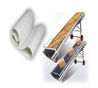 Composants du système de bande transporteuse en PVC robuste - Durable, transmission par glissement, motif diamant pour la manipulation de matériaux et les applications industrielles