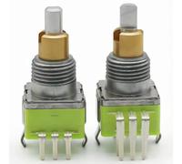 Composants Encodeur Rotatif Étanche RE1117VB1, Avec Interrupteur Poussoir, Arbre De 17mm, Sortie Double Axe, 1 Pièce