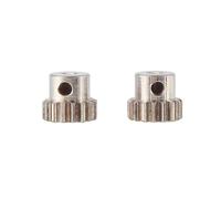Composants Jouets RC Compatible avec 7075 pour Hsp pour RGT pour Redcat 370 380 390 16T 1/12 1/16 RC Car 2PCS 2.3Mm Shaft Metal Pinion Motor Gear 48DP M0.6 M0.8