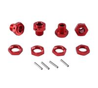 Composants Jouets RC Compatible avec Arrma 4S pour KRATON pour Outcast 1/10 RC, Pièces De Mise À Niveau De Voiture, Accessoires en Métal, Roue 17mm, Adaptateur De Moyeu Hexagonal avec Écrou