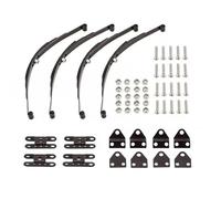 Composants Jouets RC Compatible avec Axial pour SCX10 F350 D90 TF2 pour Tamiya 1/10 RC Crawler Car Truck 4Pcs Dur pour Lame pour Barre De Suspension À Ressort