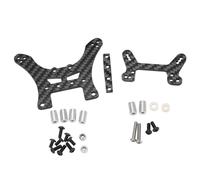 Composants Jouets RC Compatible Avec Tamiya DF-02 Pièces De Mise À Niveau De Voiture RC Accessoires De Remplacement 2 Pièces Tour D'amortisseur Avant Arrière En Fibre De Carbone