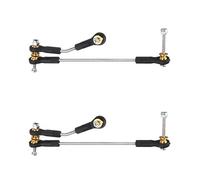 Composants Jouets RC Compatible avec WPL C14 C24 C34 B1 B14 B24 B16 B36 Pièces De Rechange pour Voiture RC 1/16 Ensemble De 2 Biellettes De Direction Voiture RC Biellette De Direction Servo