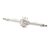 Composants Jouets RC Jeu D'essieux Droits Décalés D44 CNC en Aluminium, pour VS4-10 Origin Pro Ultra Châssis pour Phoenix pour Axial pour Voiture pour SCX10 III 1/10 RC(Silver,Rear)