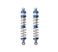 Composants Jouets RC pour Arrma Fury Mega 1/10 110mm Amortisseur Avant Et Arrière en Métal Pièces Rechange Décoratives Modèles Jouets Mise À Niveau(Blue)