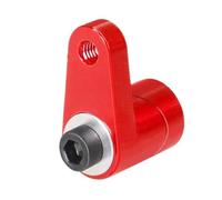 Composants Jouets RC pour ARRMA pour Granite pour GROM pour Typhon pour Mini pour Mojave 1/18 1/14 Bras Servo en Métal Pièces Réparation Modèles Jouets Rechange(Red)