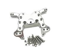 Composants Jouets RC pour Arrma pour Kraton pour Outcast 8s ARA320475 ARA320476 1/5 Supports D'amortisseurs Avant Arrière Aluminium Pièces Rechange Modèles Réduits Radiocommandés(Silver,Front)