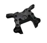Composants Jouets RC pour Arrma pour Kraton pour Outcast 8s ARA320475 ARA320476 1/5 Supports D'amortisseurs Avant Arrière Aluminium Pièces Rechange Modèles Réduits Radiocommandés(Black,Front)