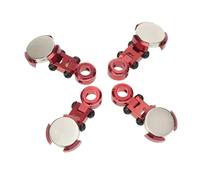 Composants Jouets RC Pour Axial Pour HSP Pour SCX10 D90 1/10 Kit Fixation Carrosserie Invisible Stealth Accessoires Réparation Modification Amélioration Pour Voitures RC(Red)