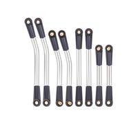 Composants Jouets RC pour Axial pour SCX24 1/24 8 Pièces Liens Corps en Acier Inoxydable Ensemble Mise À Niveau RC Chenille Accessoires
