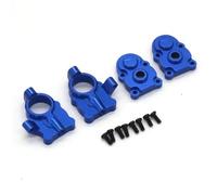Composants Jouets RC Pour FMS Pour FCX24 1/24 Petit Essieu Sept Portes Bloc C Métal Couvercle De Coupelle Direction Pièces Et Accessoires D'amélioration Pour Voitures RC(Blue)
