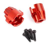 Composants Jouets RC Pour HPI Venture 1/18 Support De Servo Hexagonal Alliage D'aluminium Coupelle Différentiel Avant/arrière CVD Universel(Rear Cup-Red)