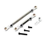 Composants Jouets RC Pour Hyper GO Pour MJX H12Y Biellette Direction Métal Bras Servo Accessoires Pièces Mise À Niveau Modèles Réduits Voitures Camions Buggies RC Crawlers(Silver)
