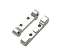 Composants Jouets RC pour Losi pour Mini-T 2.0 Et pour Mini-B LOS214009 Support Bras Arrière Aluminium Support Barre D'accouplement Pièces Télécommande(Silver)