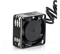 Composants Jouets RC Pour Moteur Dissipation Thermique Contrôleur Vitesse Électronique Ventilateur Refroidissement Métallique 25 Mm Voitures RC Pièces Réparation Modification Pour(Silver)