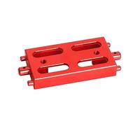 Composants Jouets RC pour Tamiya pour Hotshot II 1/10 Support Becquet D'aile en Aluminium Accessoires Mise À Niveau Pièces Réparation Modèles Jouets Rechange(Red)