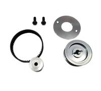 Composants Jouets RC Pour Tamiya Pour Tt02 Pour TT-02 1/10 Courroie Transmission 16T/40T Modification Du Système D'engrenages Pièces D'amélioration Pour Voitures RC Accessoires(Silver)