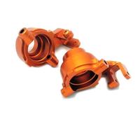 Composants Jouets RC pour Traxxas pour Maxx 8937 1/10 Blocs Direction Aluminium Bras Avant Pièces Mise À Niveau Modification pour Voitures Télécommandées(Orange)