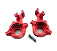 Composants Jouets RC pour Traxxas pour Maxx 8937 1/10 Blocs Direction Aluminium Bras Avant Pièces Mise À Niveau Modification pour Voitures Télécommandées(Red)