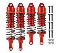 Composants Jouets RC pour Traxxas pour Slash 2WD 1/10 Choc en Aluminium Bleu Rouge Modification Accessoires Mise À Niveau Pièces Réparation Modèles Jouets Rechange(Red)