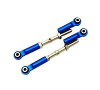 Composants Jouets RC pour Traxxas pour Slash pour Rustle 3644 3643 5539 Tiges Avant Acier Dur Réglage Hauteur Profondeur L'arrière Biellettes Direction Barre Carrossage(Blue,Front Upper)