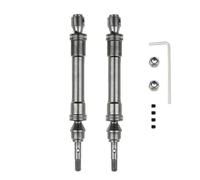 Composants Jouets RC pour Traxxas pour Slash pour Rustler pour VXL pour Stampede 4X4 1/10 Acier CVD Avant Arrière Arbre Transmission Assemblage Robuste RC(Gray,Front)