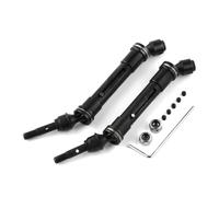 Composants Jouets RC pour Traxxas pour Slash pour Rustler pour VXL pour Stampede 4X4 1/10 Acier CVD Avant Arrière Arbre Transmission Assemblage Robuste RC(Black,Front)