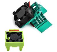 Composants Jouets RC Pour Traxxas Pour VXL-3s Kit De Double Ventilateur Refroidissement Pour Dissipateur Thermique Accessoires Réparation Modificationamélioration Pour Voitures RC(Light green)