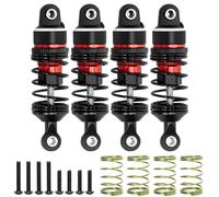 Composants Jouets RC Pour Traxxas Pour VXL Pour Mini Pour Slash BL-2S 4x4 Pour Rally RS200 1/16 Kit D'amortisseurs Avant Et Arrière Pièces RC(Red)