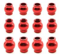 Composants Modèles RC Compatible avec Arrma pour Granite pour Grom 1/18 RC Car Upgrade Parts Accessories Ensemble De 12 Rotules Pivotantes en Alliage D'aluminium
