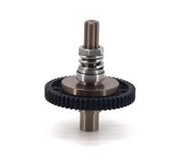 Composants Modèles RC Compatible avec Arrma pour Small Boulder pour Granite 1/10 Pièces De Voitures RC Ensemble D'enginage en Acier Renforcé 32p 57T Dents en Acier(Gray)