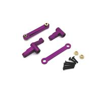 Composants Modèles RC Compatible avec Mjx 14210 14209 Les Pièces Voiture Coupelle Direction Supérieure Inférieure Kit Bras Oscillant Support Tour D'amortisseur Colonne Corps(Purple)